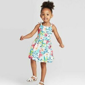NWT Toddler Cat & Jack™ Tank Top Tropical Print Dress